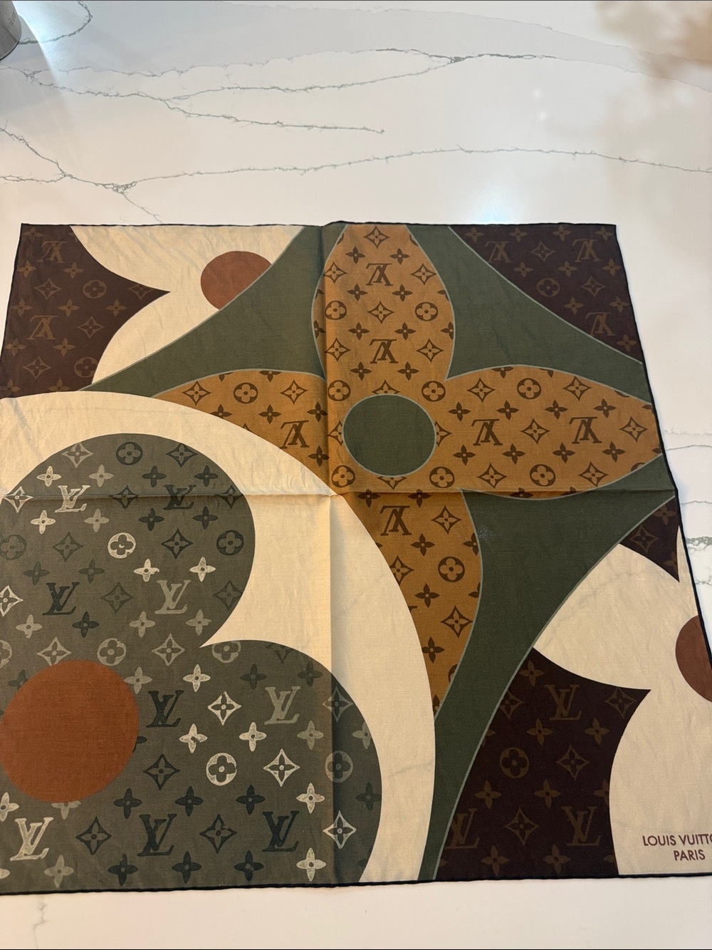 Louis Vuitton Monogram Patchwork Bandanna